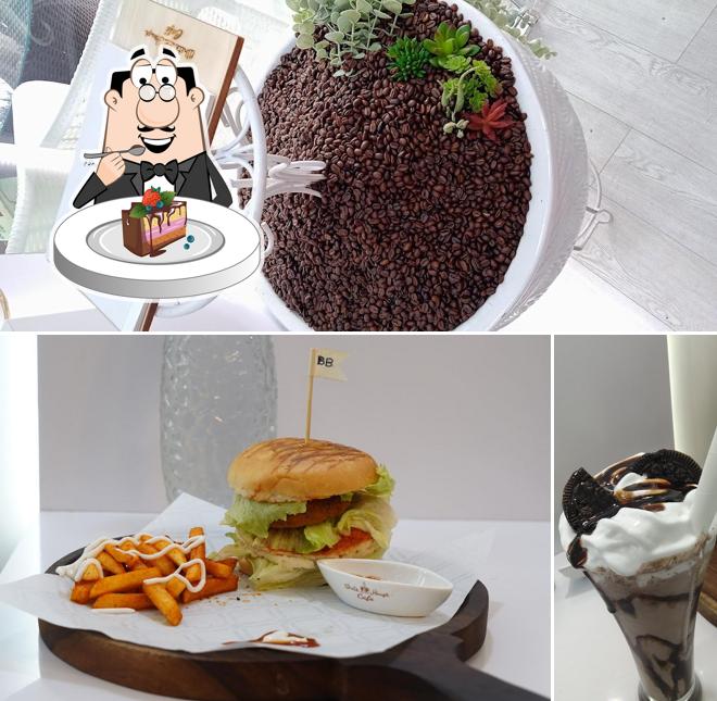 Chocolate cake at White House Cafe