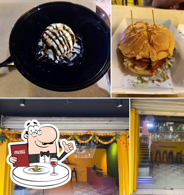 Among different things one can find food and interior at Big Fat Shawarma