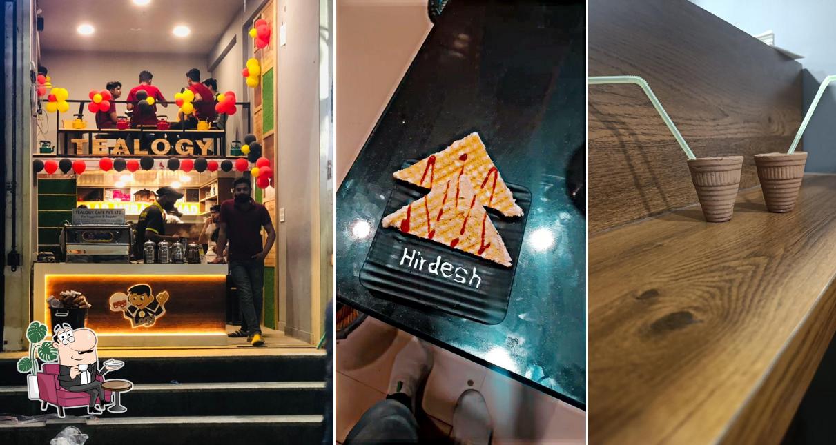 The interior of Tealogy Kota