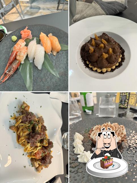 Torta al cioccolato al Edo Restaurant