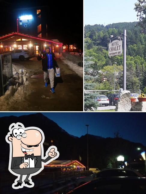 Gli esterni di Chalet Casa Cesana