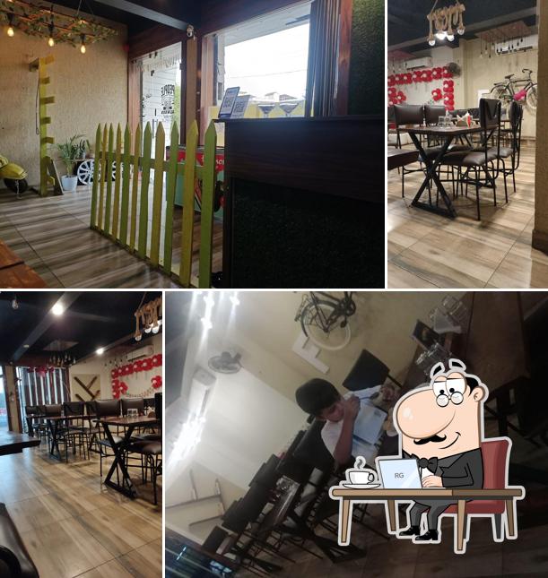 The interior of Meet & Treat Restaurant