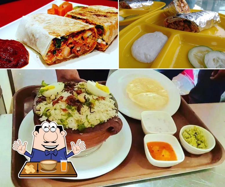 Food at Arabian knights Shawarma