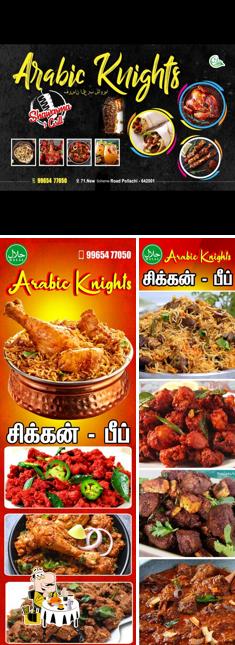 Food at Arabic Knights