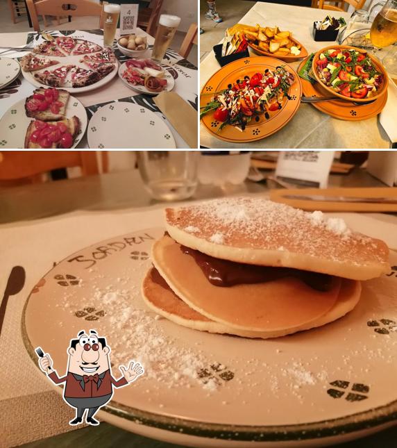Cialde, bruschette e pancakes al Jordan Trattoria Pizzeria