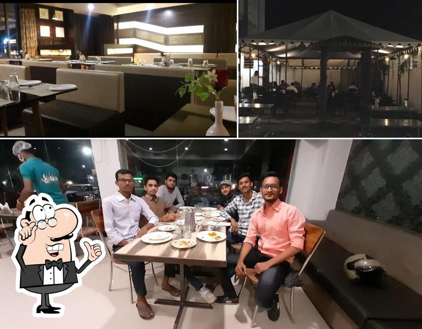 The interior of Kesar Best Family Restaurant In Pali Best Veg & Fast Food Restaurant Best Multicuisine Restaurant Best Restaurant