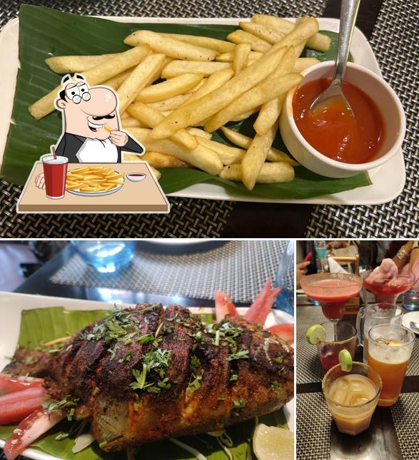 French fries at Kinara fine dine