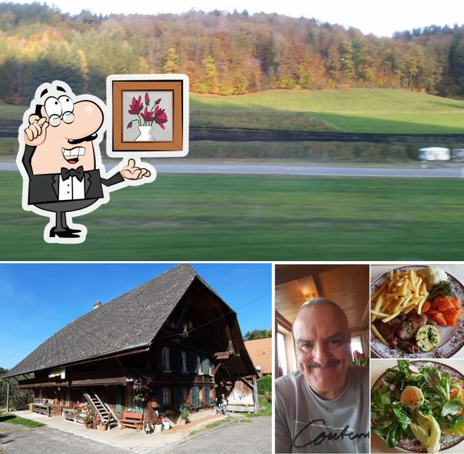 Tra le varie cose da Restaurant Rössli si possono trovare la interni e esterno