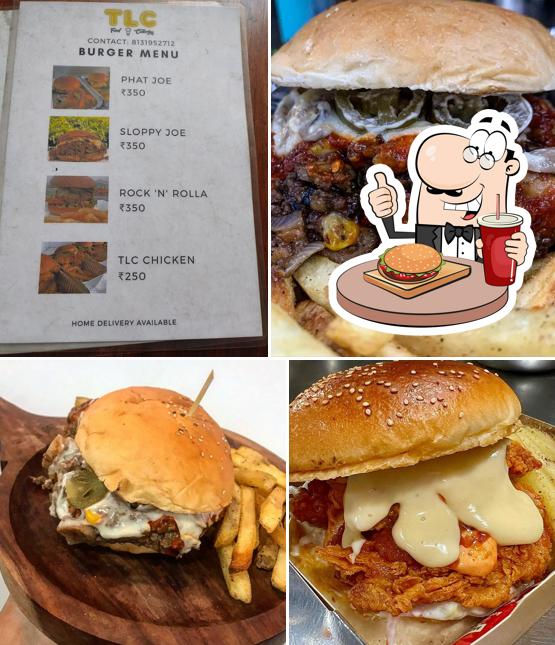 Hamburger at TLC Food & Catering