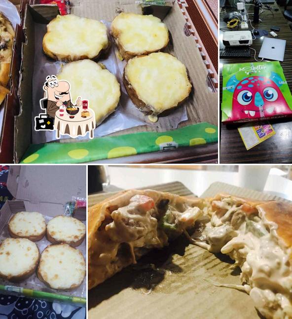 Food at Monster Pizza