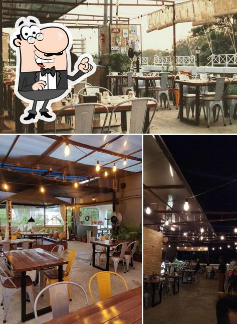 The interior of Sabores Bistro & Bar