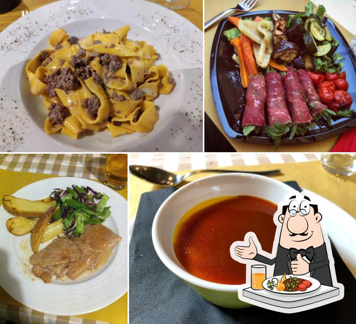 Cibo al Trattoria del Tempo Buono