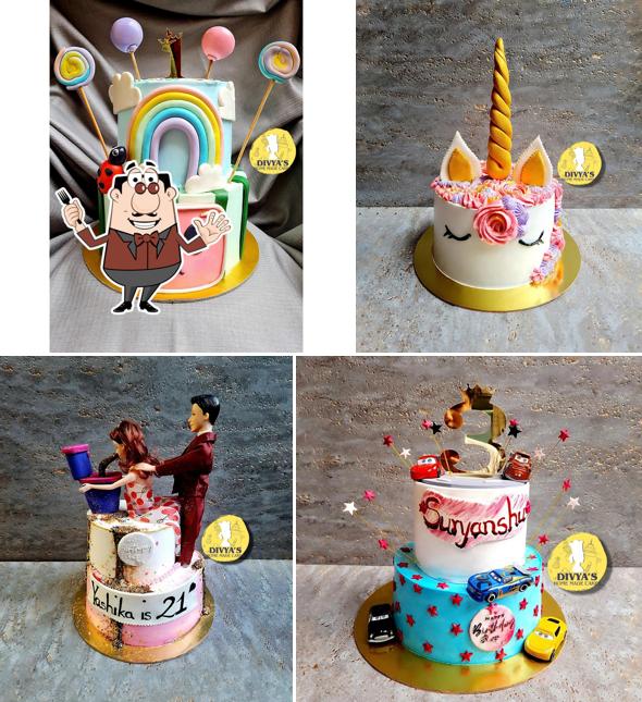 Food at Divya's Home Made Cakes