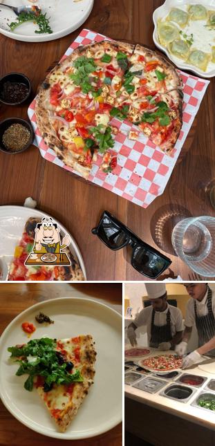 Order pizza at K's Charcoal