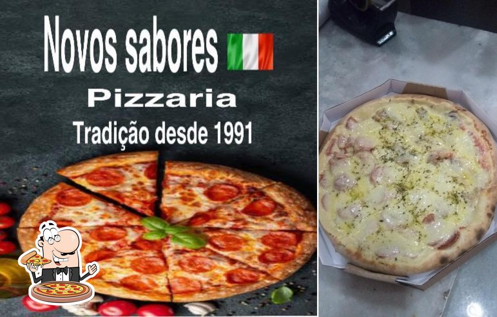 Escolha diversos tipos de pizza