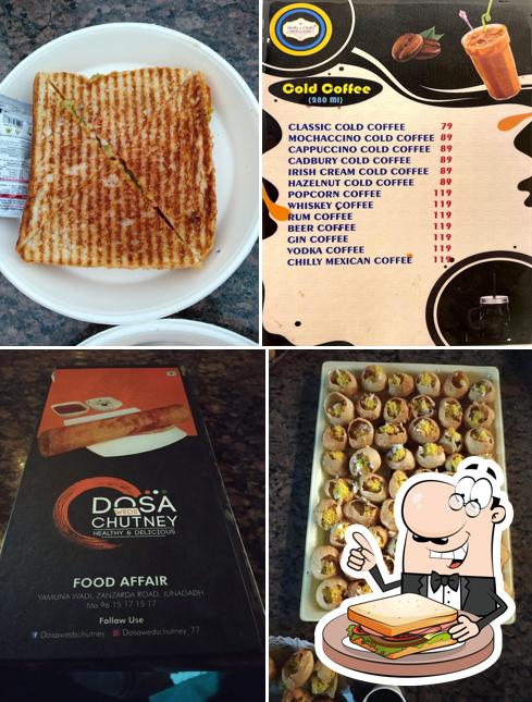 Grilled cheese sandwich at FOOD AFFAIR