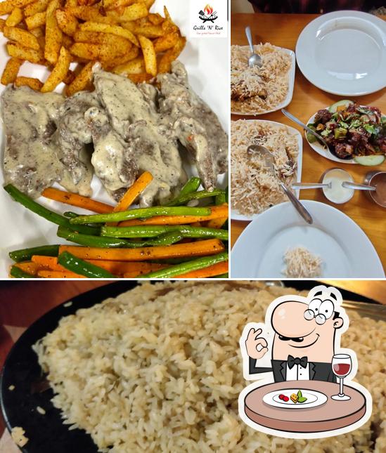 Food at Farsa Grill & Rice