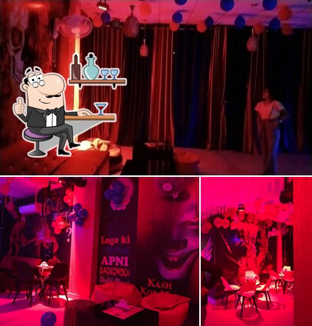 The interior of Haunted Cafe 2(Hookah)