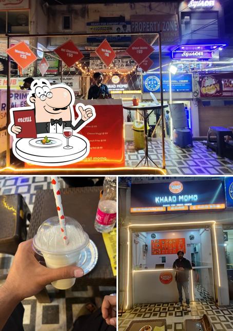 Take a look at the image displaying food and interior at Khaao Momo
