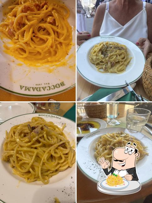 Spaghetti alla carbonara al Ristorante Boccadama