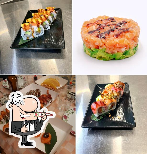 Scegli le varie opzioni di sushi