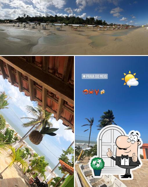 O exterior do Praia do Meio