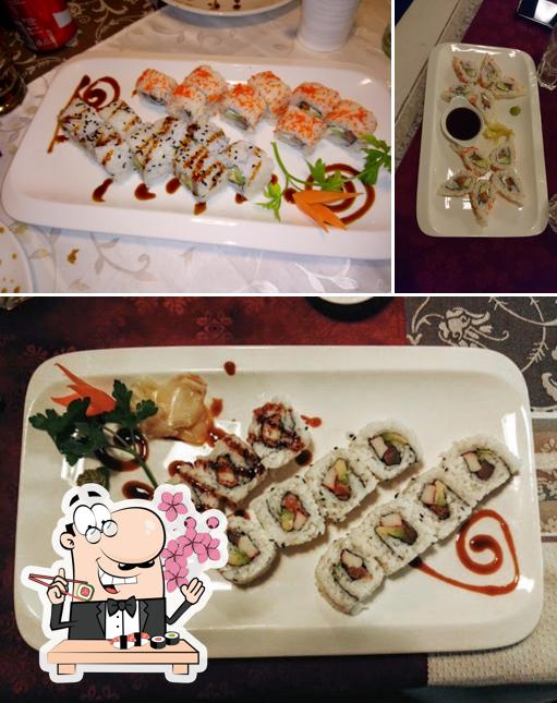 Prenditi le diverse opzioni di sushi