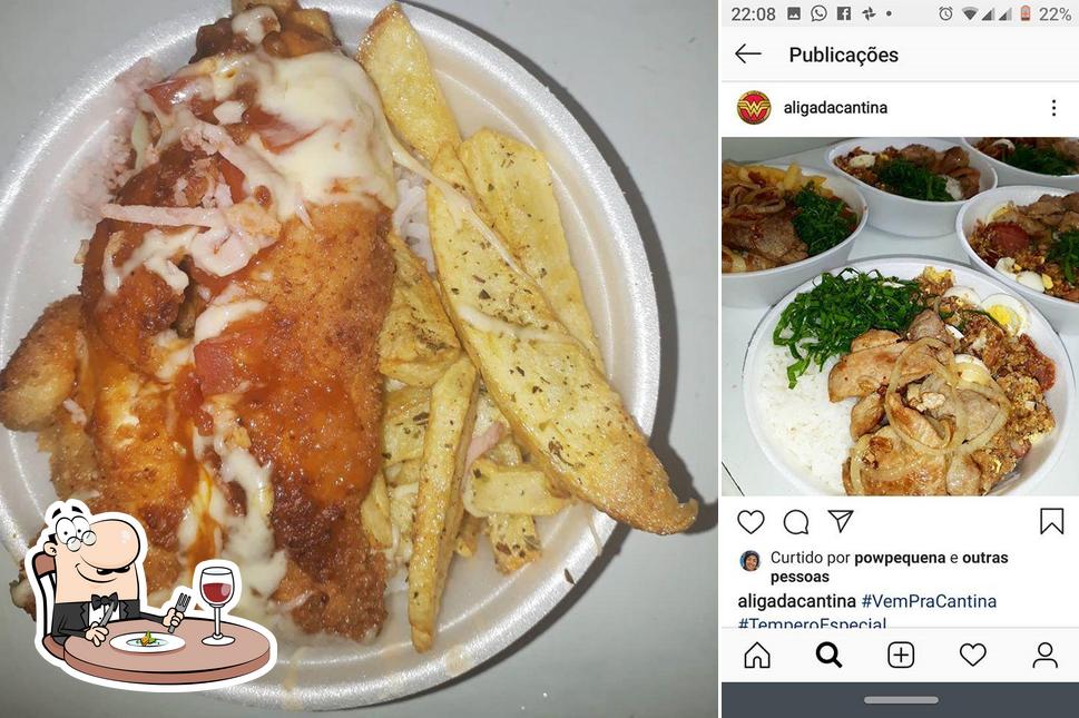 Platos en Liga da Cantina Ribeirão das Neves MG