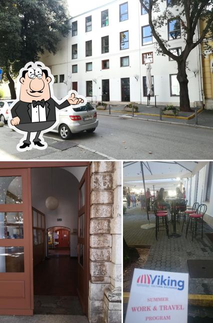 Questa è la immagine che mostra la interni e esterno di Bistro Citadela