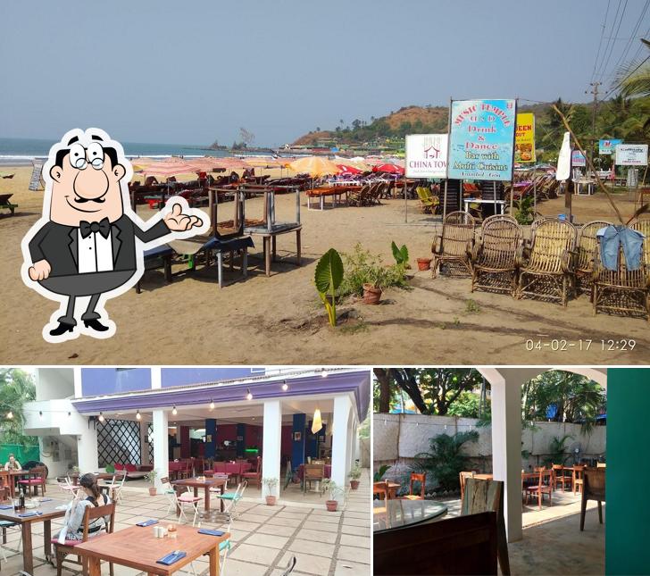 The interior of Cafe NU