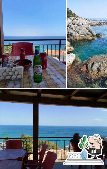 Tra le varie cose da Donna Lina si possono trovare la esterno e tavolo da pranzo