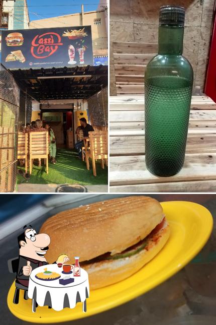 Hamburger at Lassi Bay Epudur Trichy