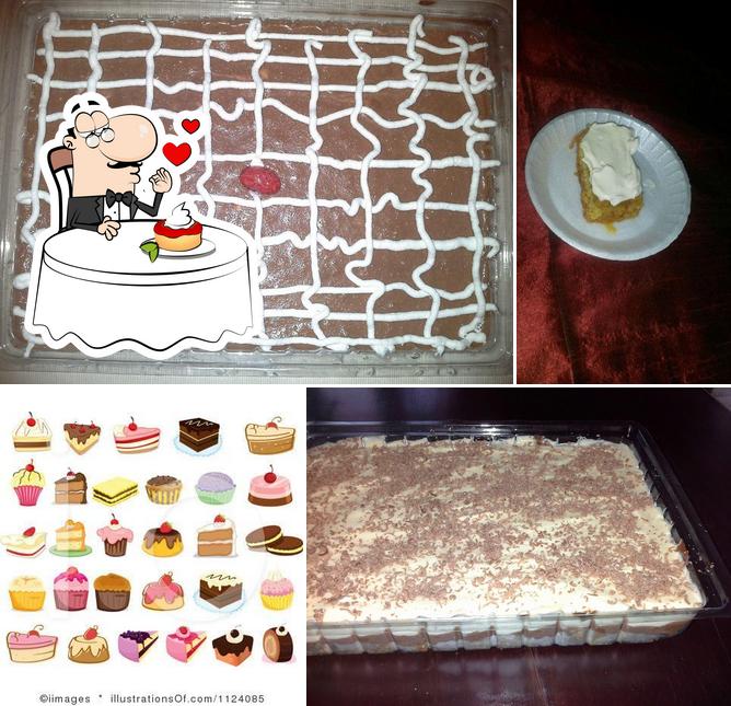 Nazarien's kitchen Calicut serves a selection of desserts