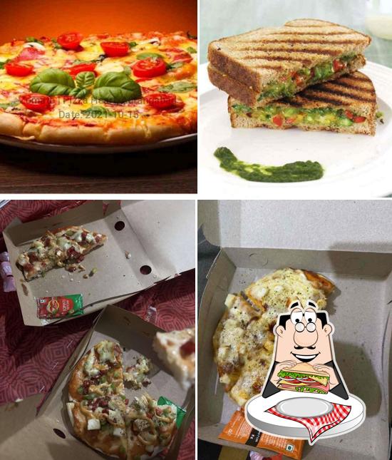 Club sandwich at Pizza Heart