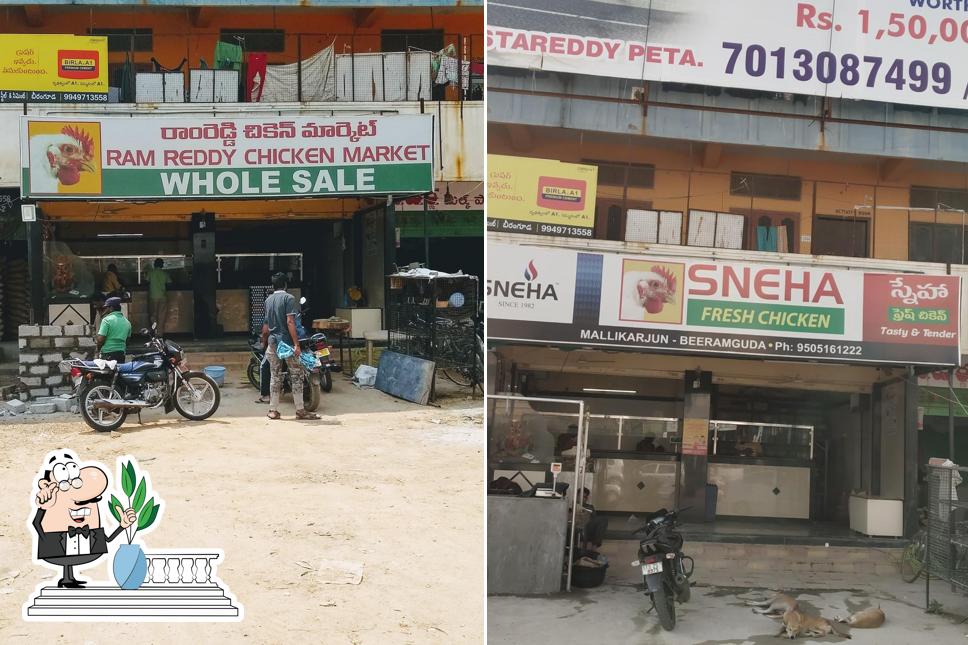 Check out how RAM REDDY CHICKEN Market looks outside