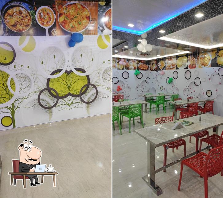 The interior of The Jungle Zaika restaurant