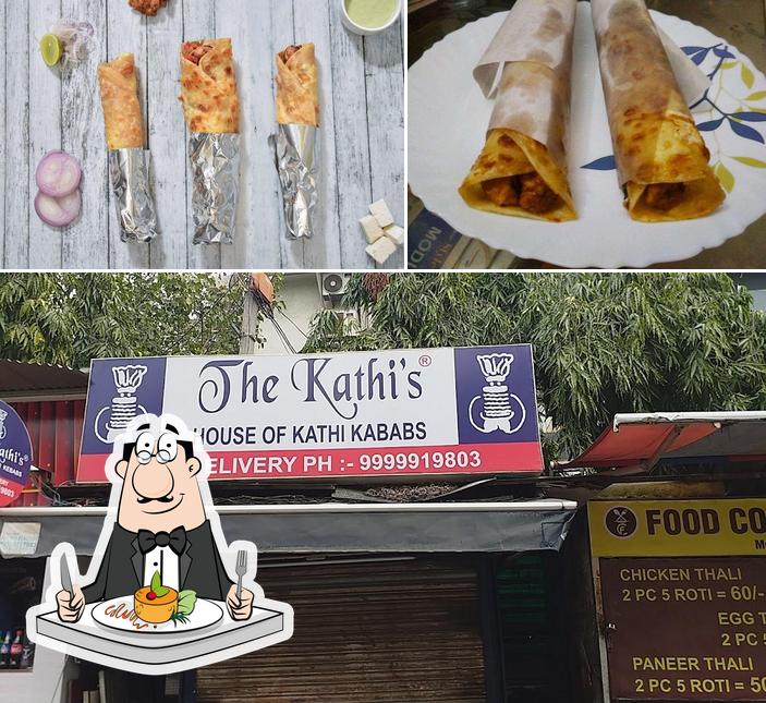 The Kathi's is distinguished by food and exterior