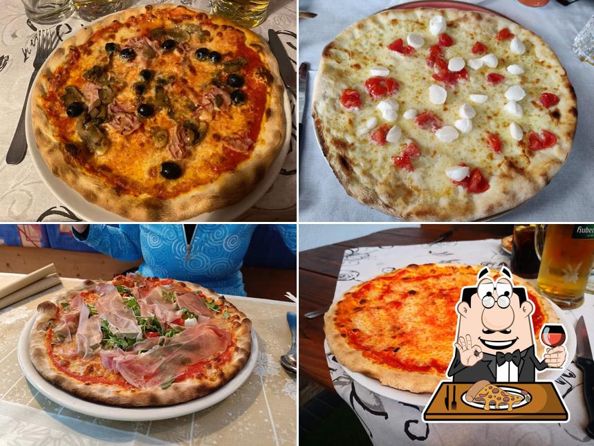 Scegli tra le svariate varianti di pizza