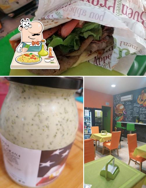 80 Voglia di Piada si caratterizza per la cibo e interni