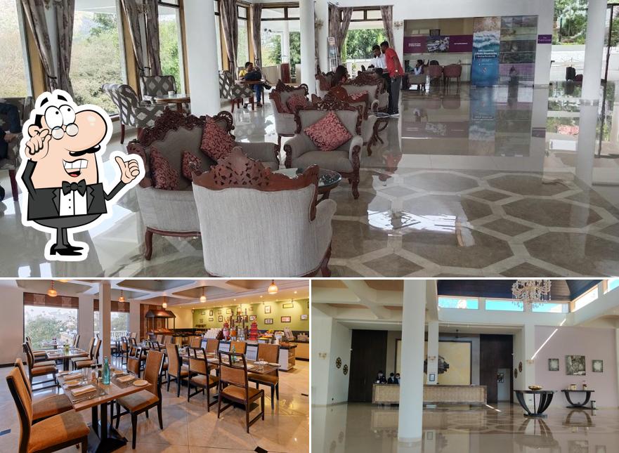 Take a seat at one of the tables at Aravalli Take a seat at one of the tables at Aravalli