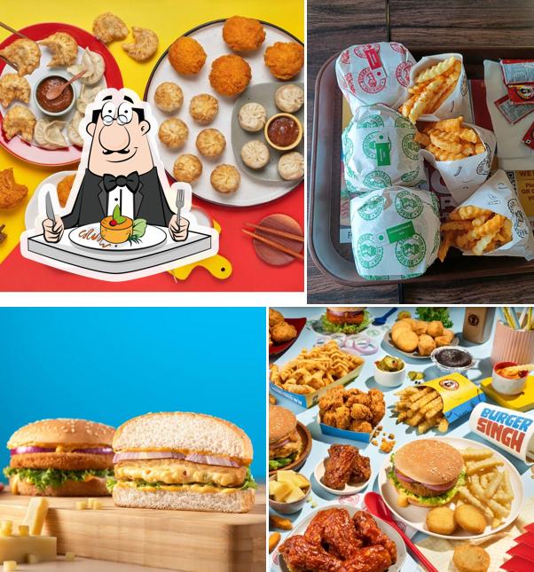 Food at Burger Singh