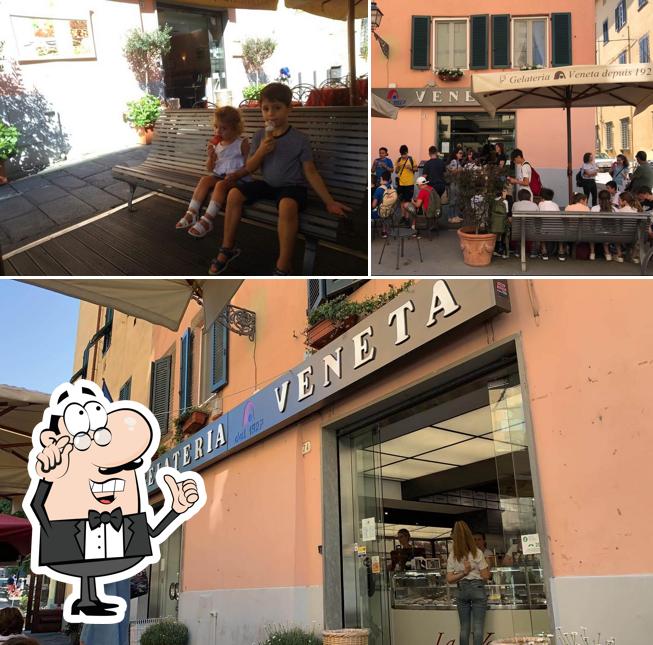 Gli interni di Gelateria Veneta dal 1927