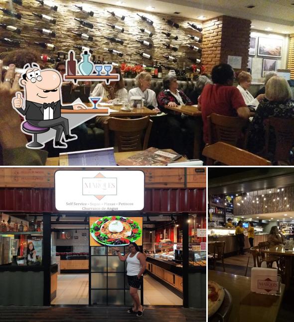 O interior do Marquês Gourmet