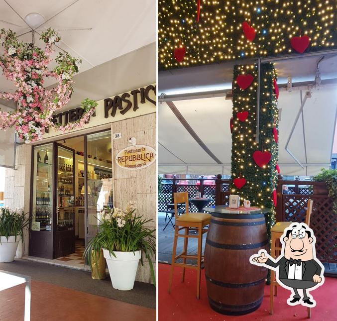 Gli interni di Pasticceria Repubblica