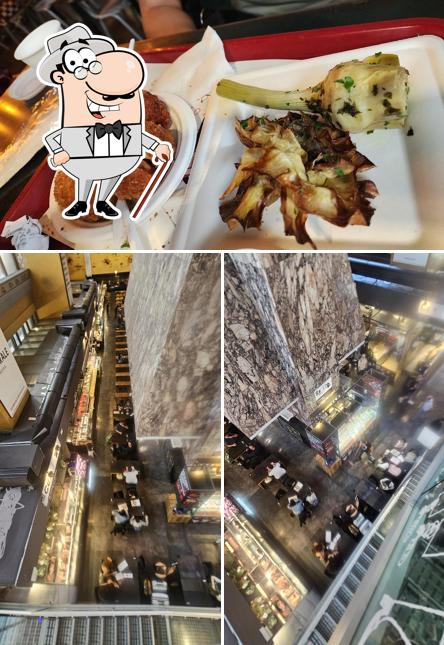 Dai un’occhiata alla foto che mostra la esterno e cibo di Mercato Centrale Roma