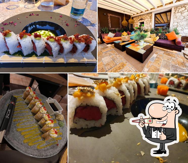 Ordina le varie opzioni di sushi