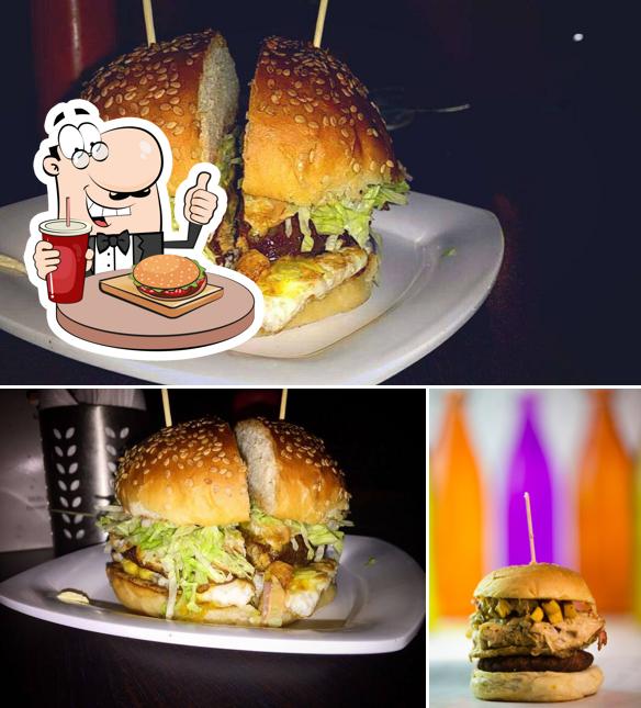 Try out a burger at CHARCOAL SHAWARMA
