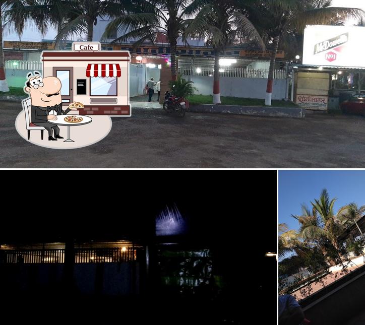 The exterior of Hotel Shanti Sagar