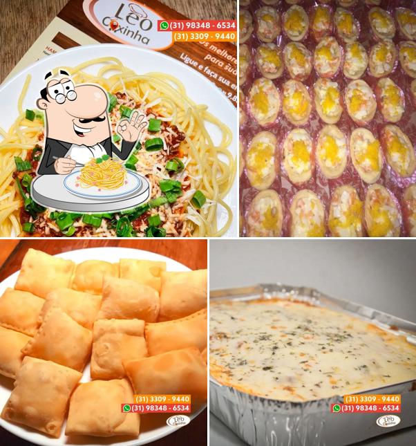 Espaguete carbonara em Léo Coxinha