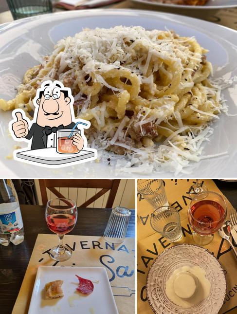 Taverna dei Sazi si caratterizza per la bevanda e cibo